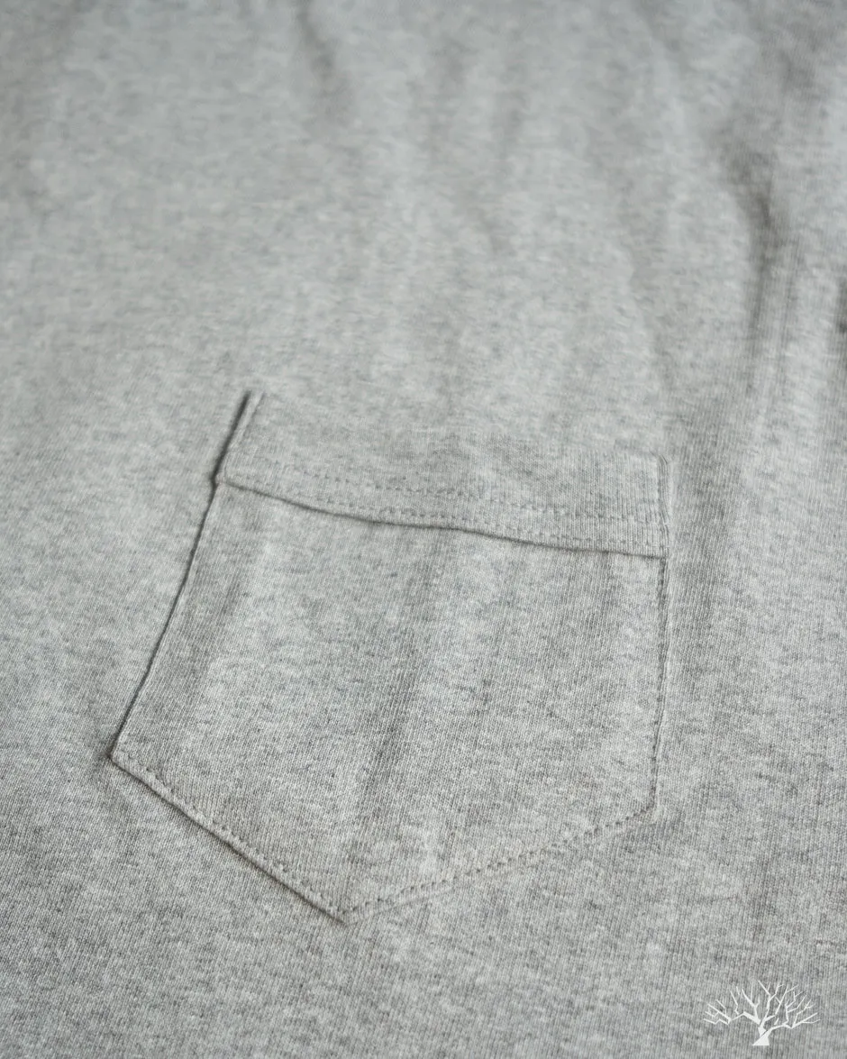 263 Crew Neck Pocket T-Shirt - Heather Grey