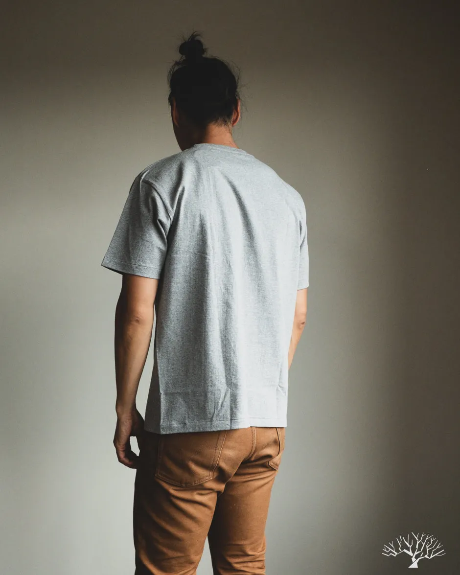 263 Crew Neck Pocket T-Shirt - Heather Grey