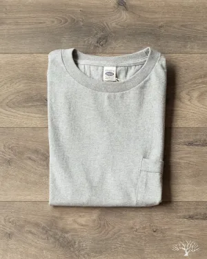 263 Crew Neck Pocket T-Shirt - Heather Grey