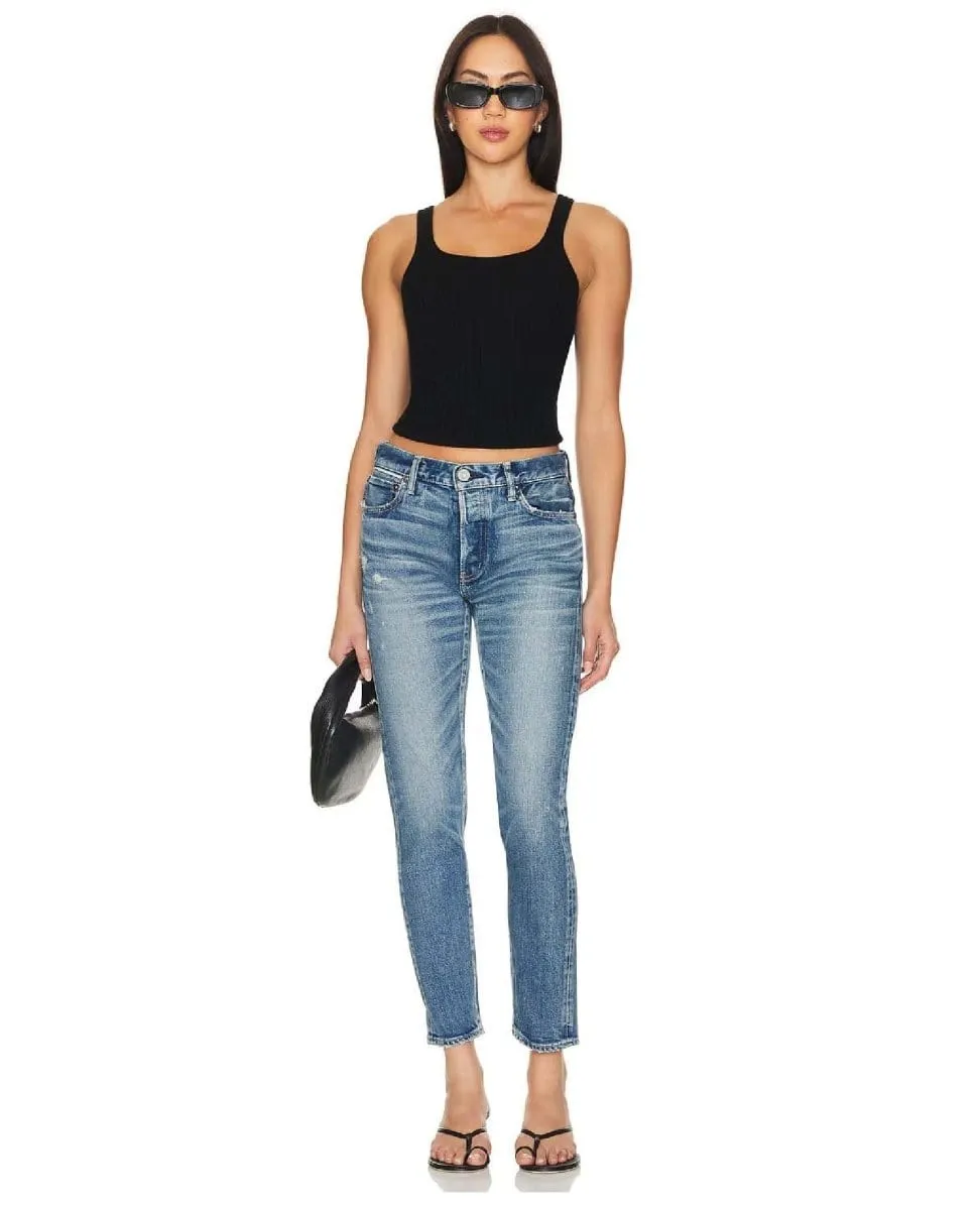 Annesdale Tapered Mid Jeans