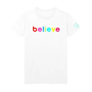 Believe Rainbow Tee