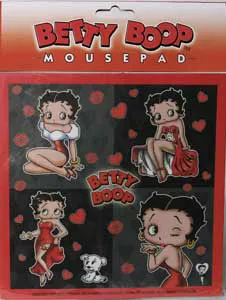 Betty Boop 4 Photos Mouse Pad