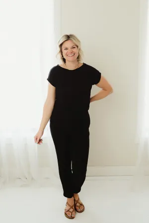 Boat Neck Jumpsuit