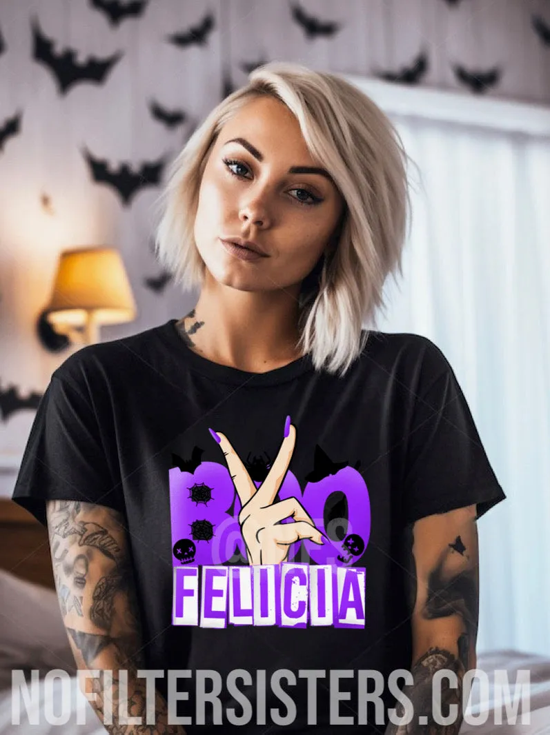 Boo Felicia Purple Women's Graphic Tee