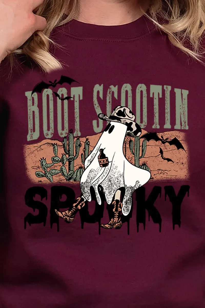 Boot Scootin Spooky Heavy-weight Crew Sweatshirt