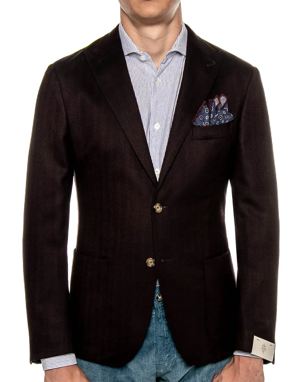 Burgundy Herringbone Sportcoat