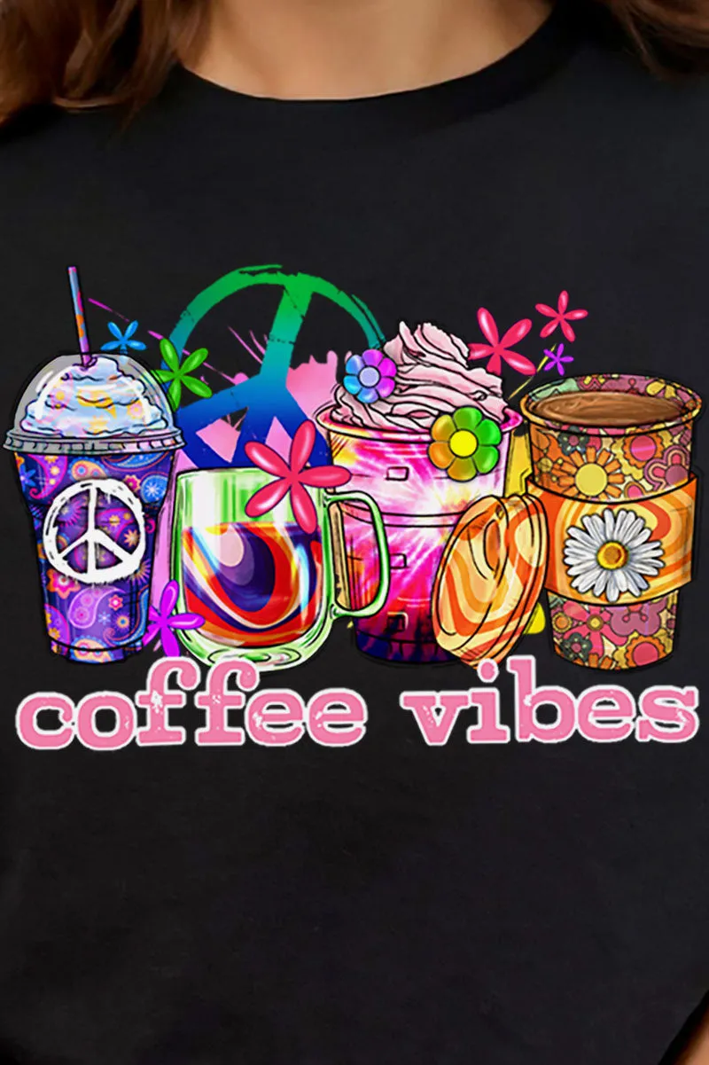 Coffee Vibes Short Sleeve Relaxed Fit T-Shirt