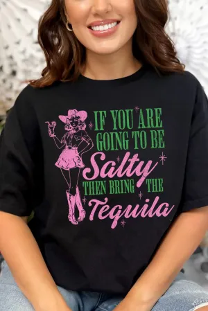 Cowgirl And Tequila Short Sleeve Relaxed Fit T-Shirt