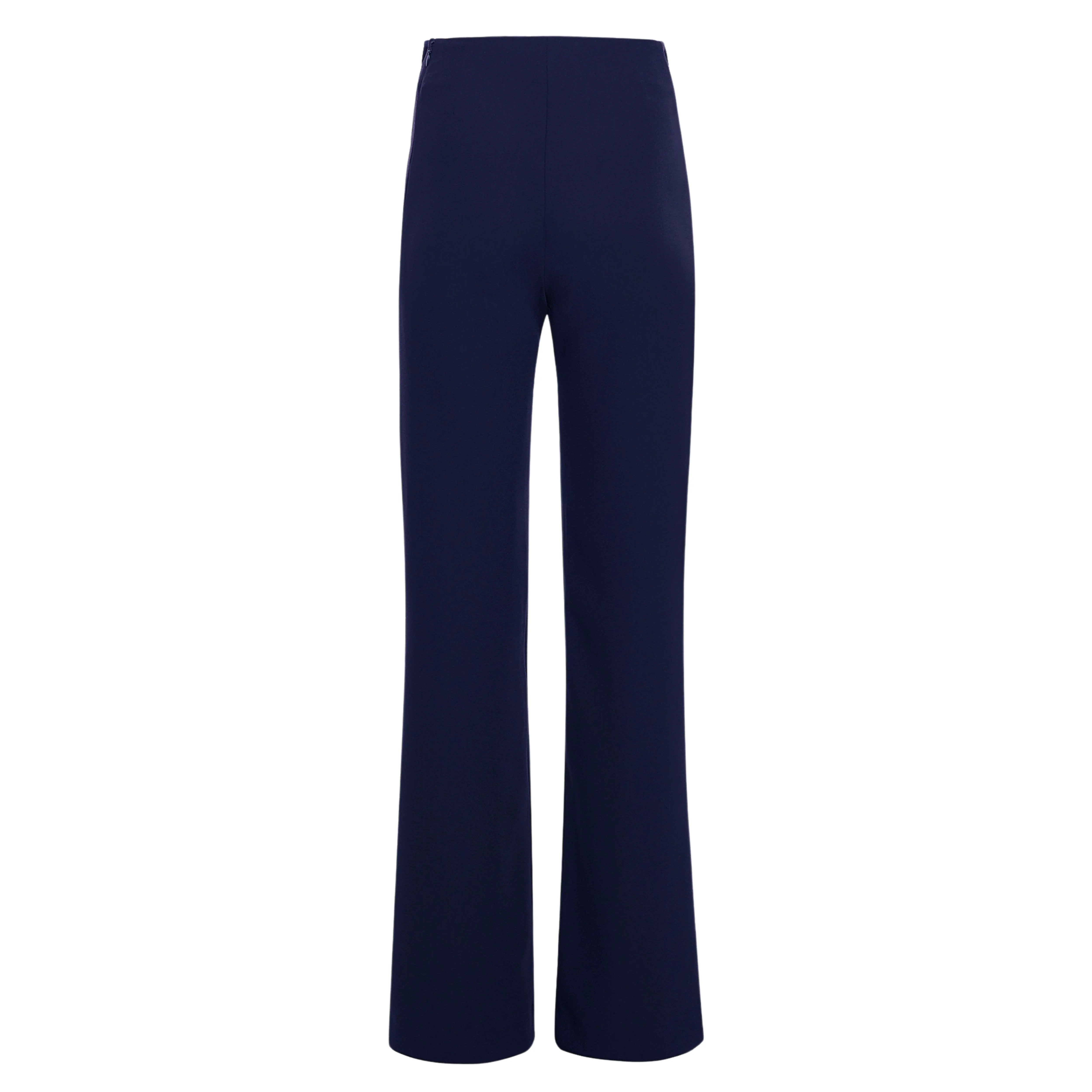 Crepe Wide Leg Trouser - Navy