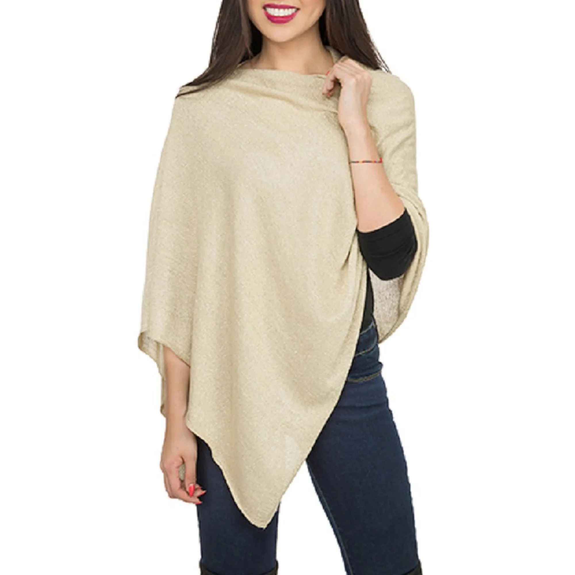 Elsa Metallic Poncho