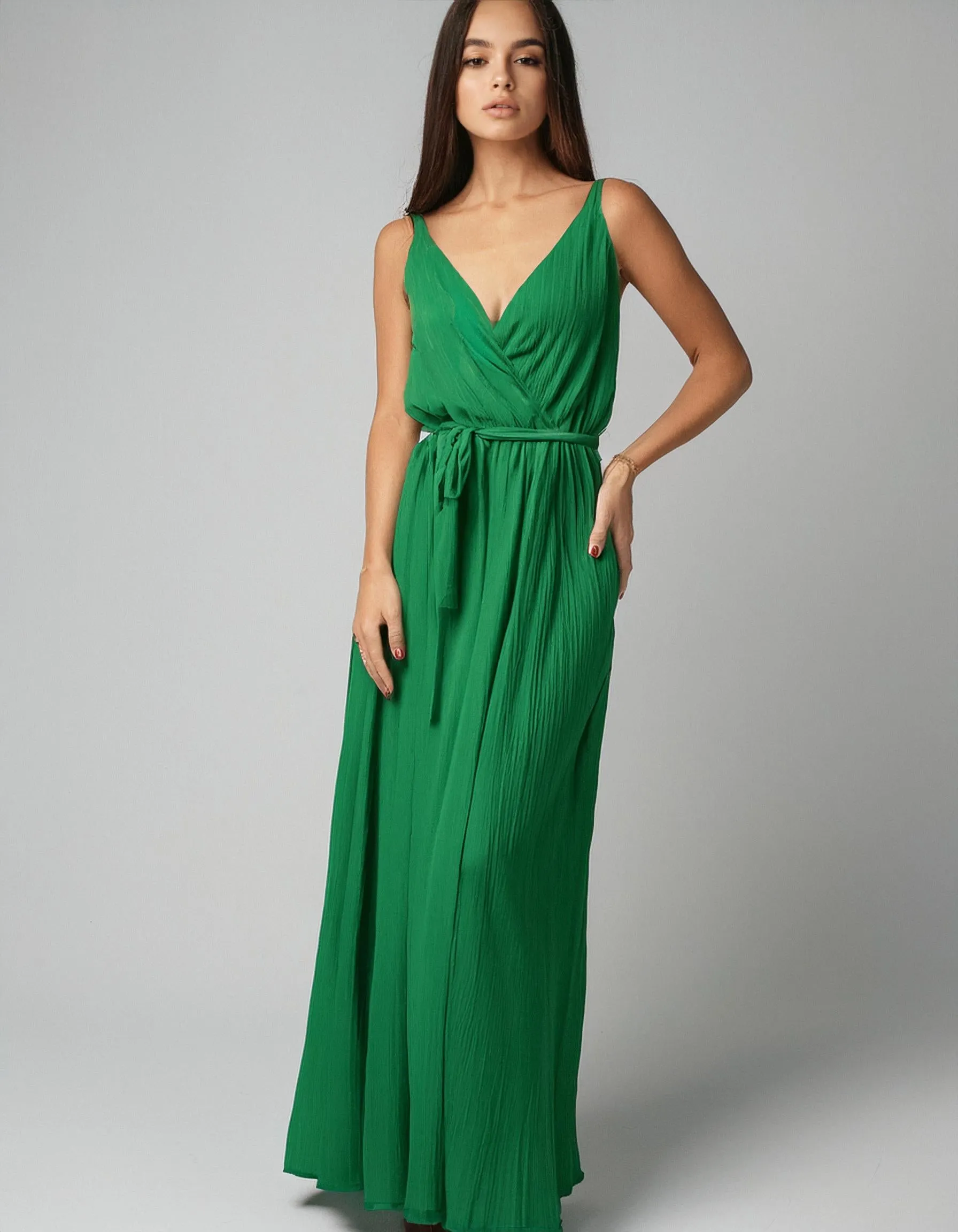 Emerald Enchantment Maxi Dress