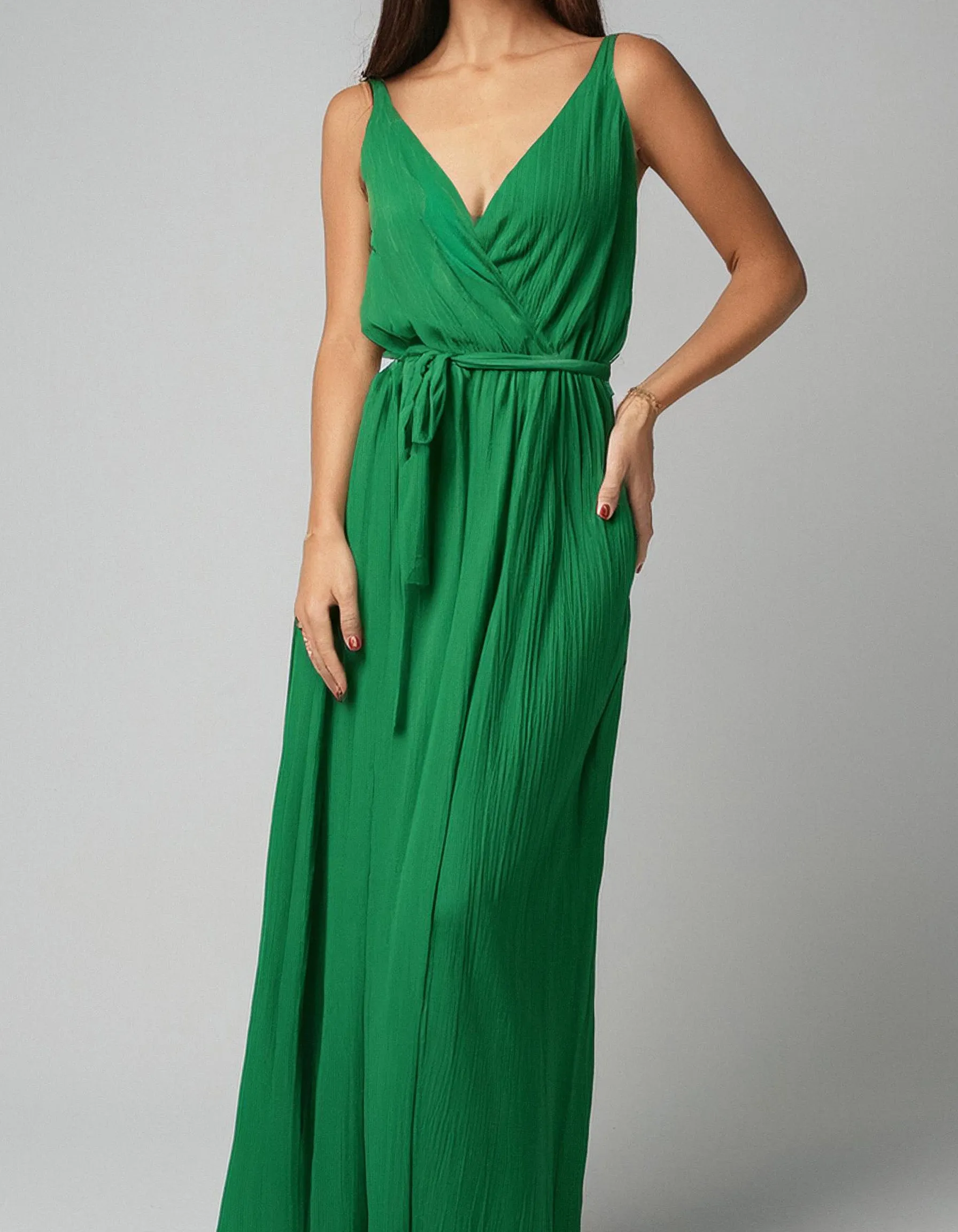 Emerald Enchantment Maxi Dress