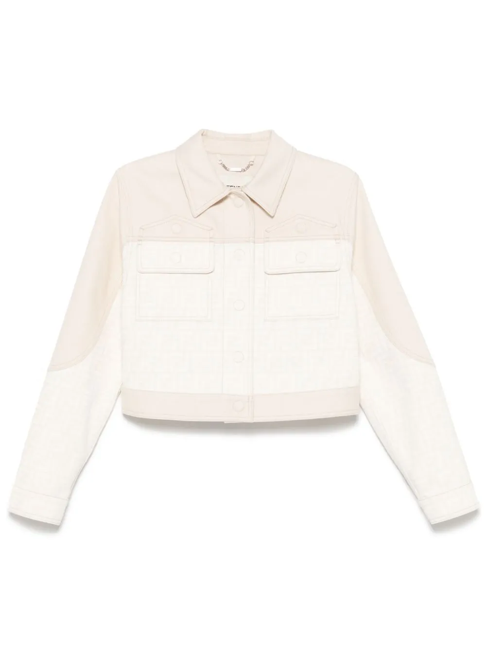 FENDI Men's Cropped Denim Jacket for SS25