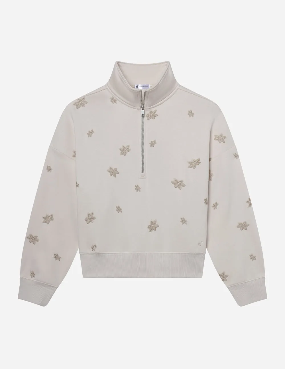 Floral Women's Half-Zip