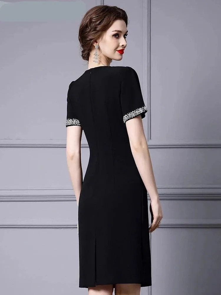 High Quality Summer Women Fashion Runway Midi Dress