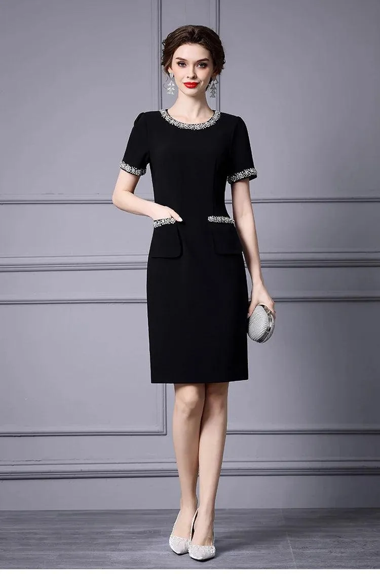 High Quality Summer Women Fashion Runway Midi Dress