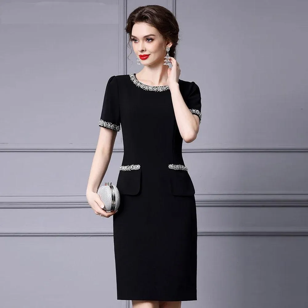 High Quality Summer Women Fashion Runway Midi Dress