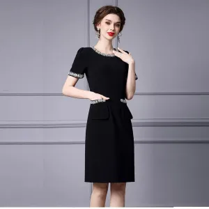 High Quality Summer Women Fashion Runway Midi Dress