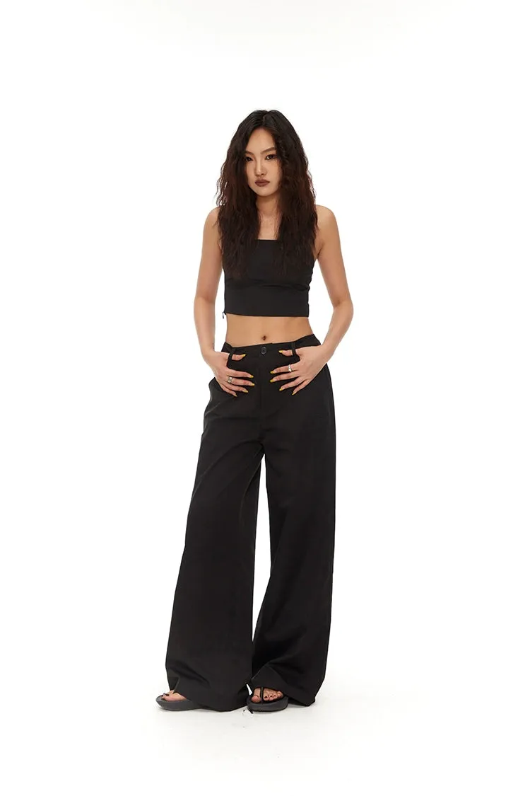 High Waist Wide Leg Pants