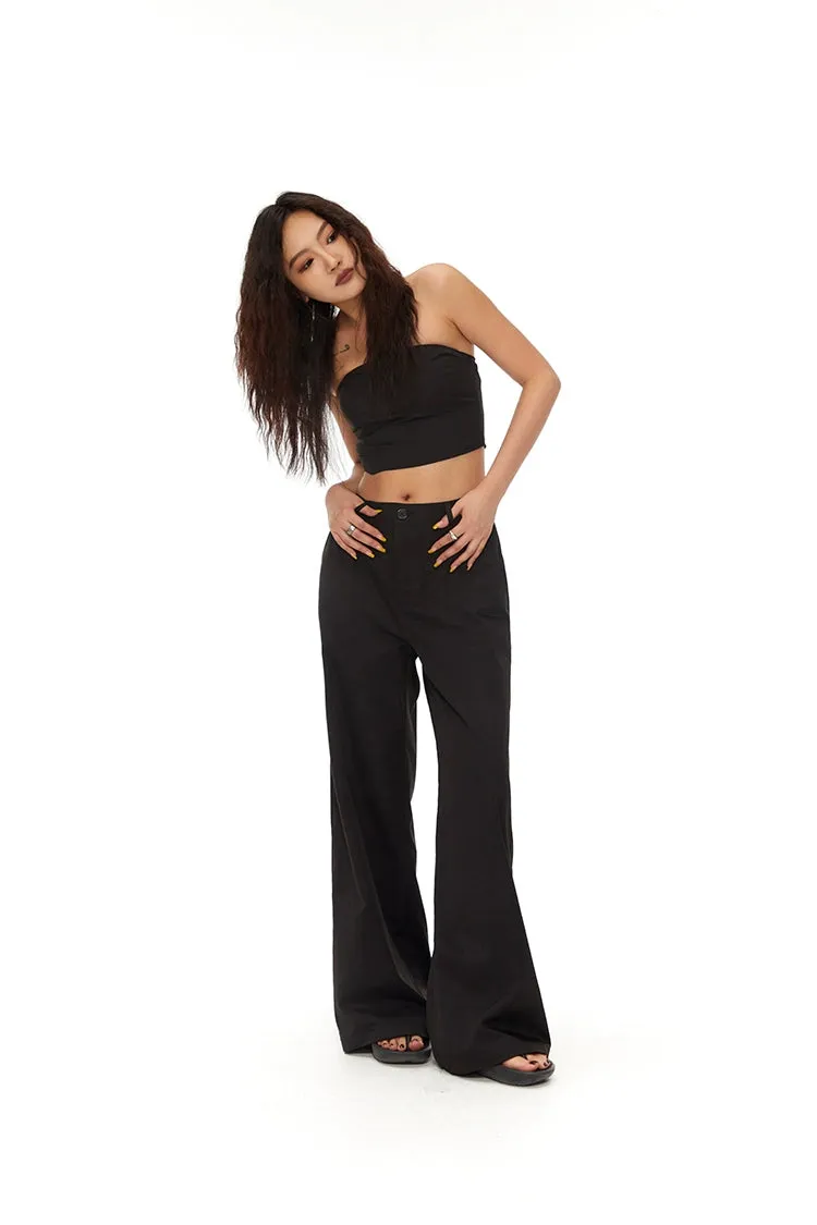 High Waist Wide Leg Pants