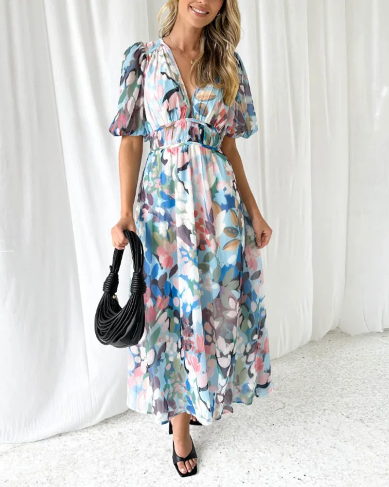 Lena | Elegant Floral Dress