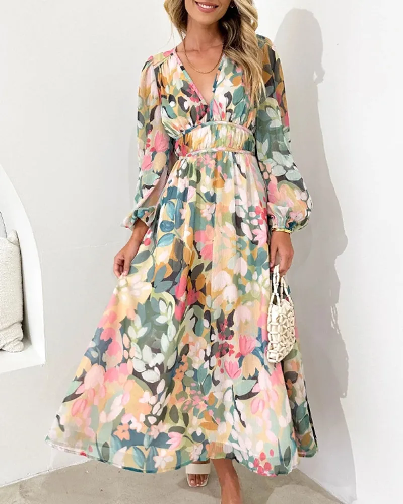 Lena | Elegant Floral Dress