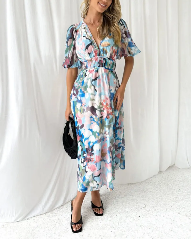 Lena | Elegant Floral Dress