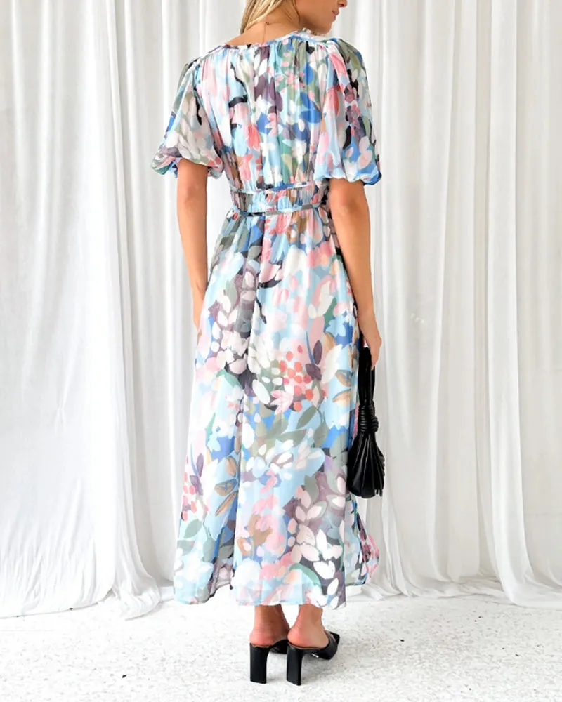 Lena | Elegant Floral Dress