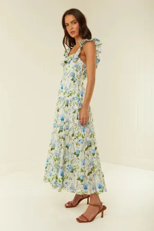 LEON DRESS- BLUE ORCHID