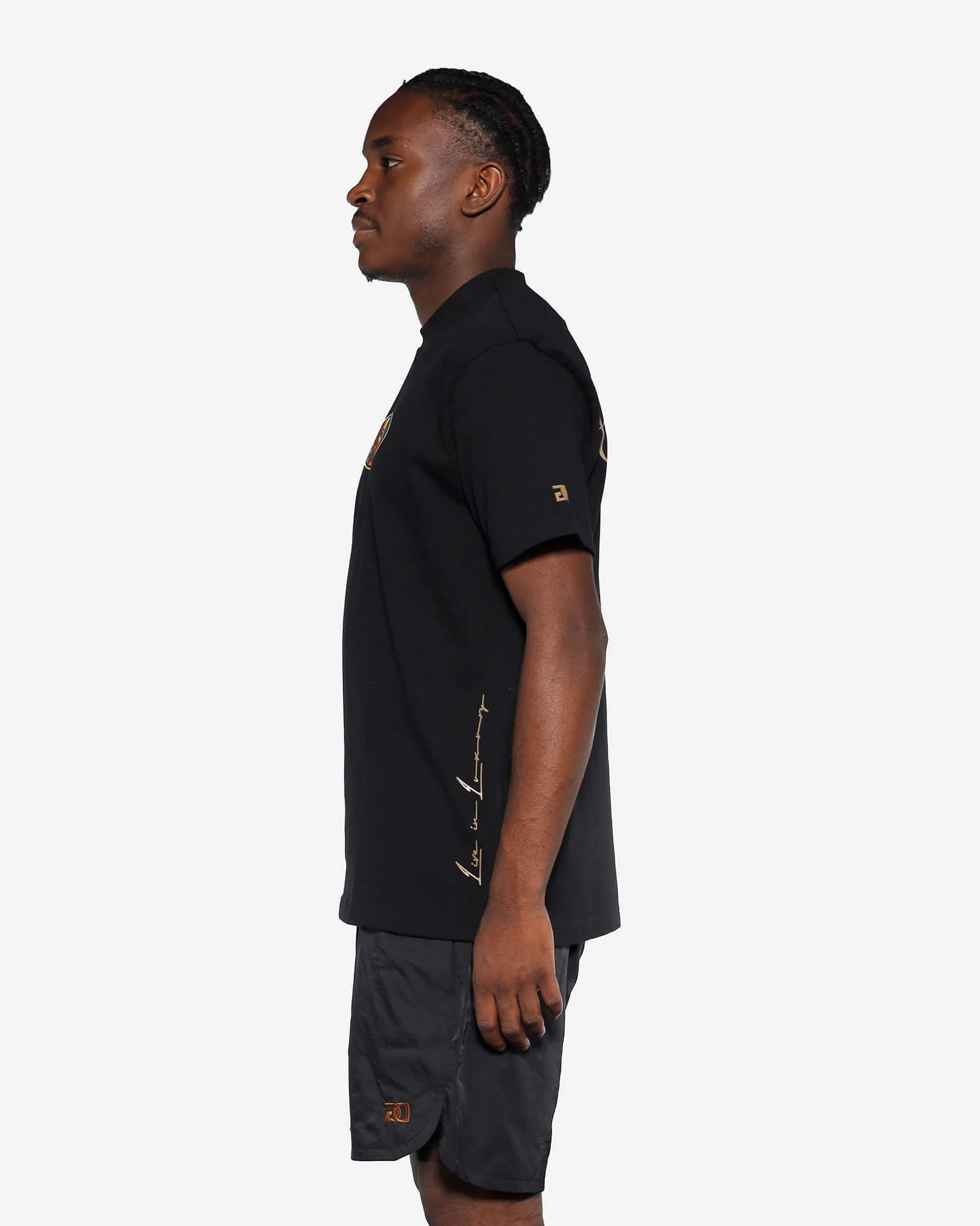 Live in Luxury Oversized T-Shirts Black