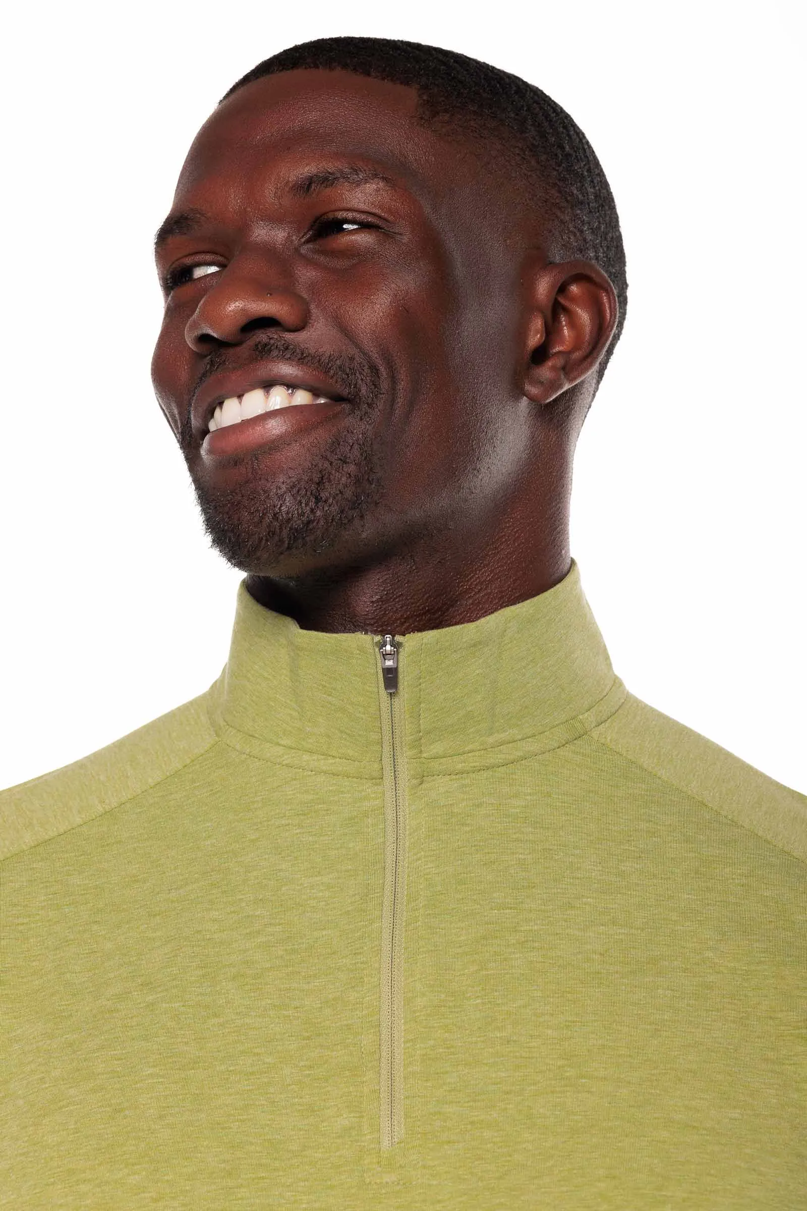 Men's Sonora Quarter-Zip | Willow Green Heather