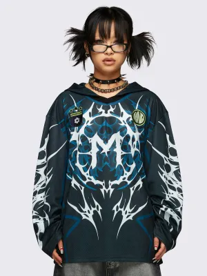 Neo Tribal Jersey Hoodie