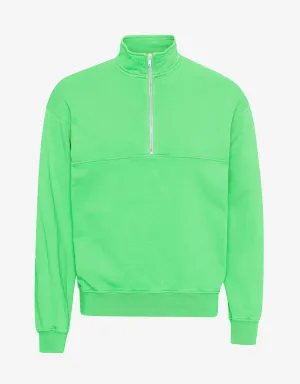 Organic Quarter Zip - Spring Green