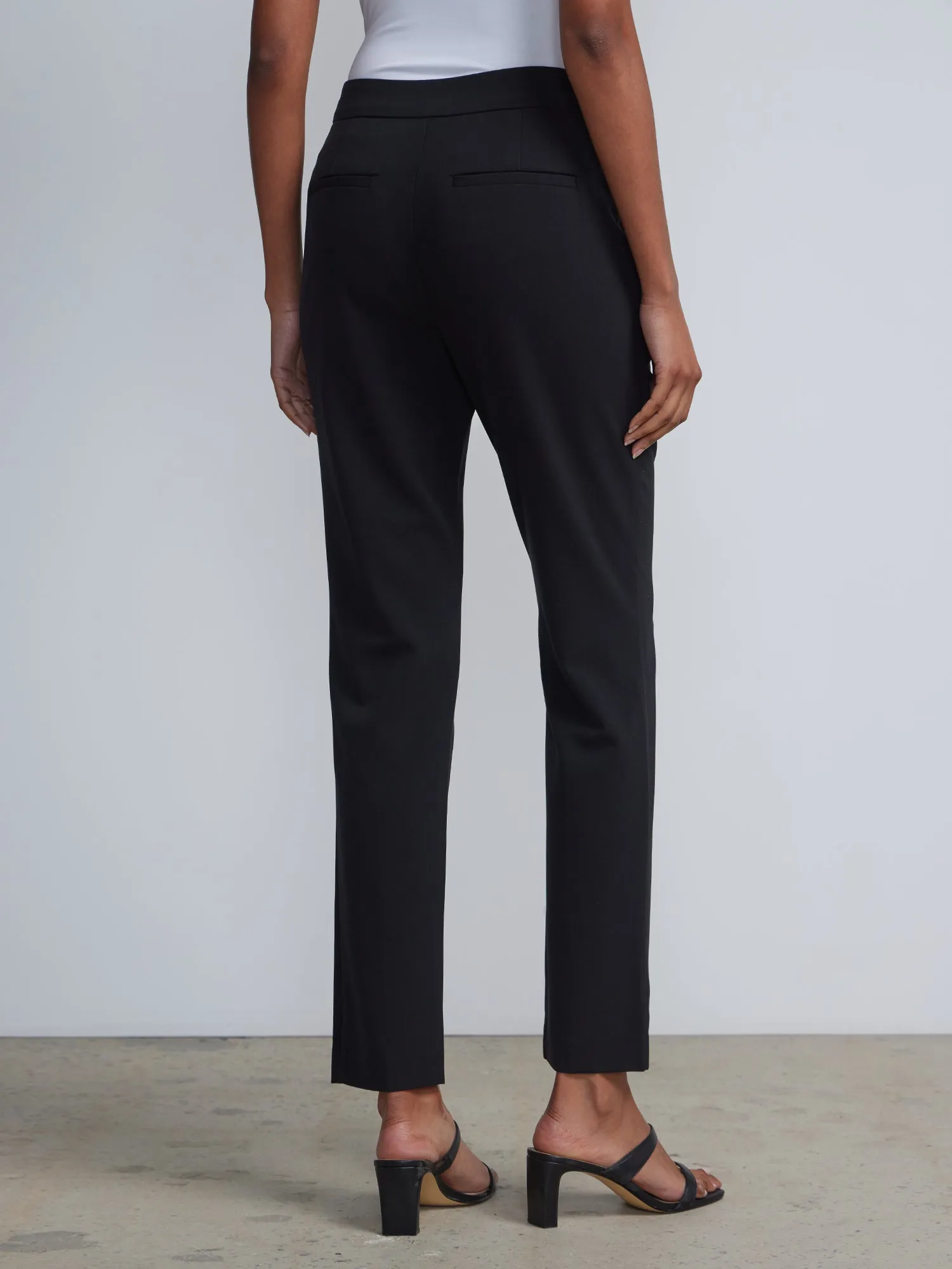 Petite Mid-Rise Slim-Leg Pant - Essential Stretch