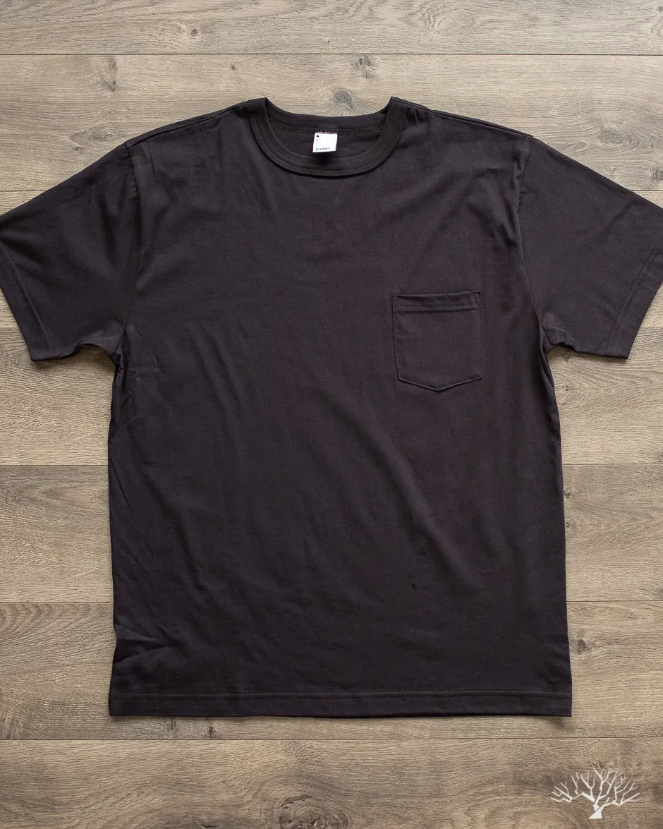 Pima Cotton Pocket Tee - Black