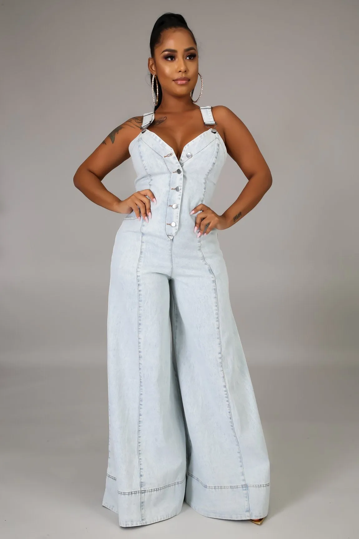 Ramsey denim jumpsuit