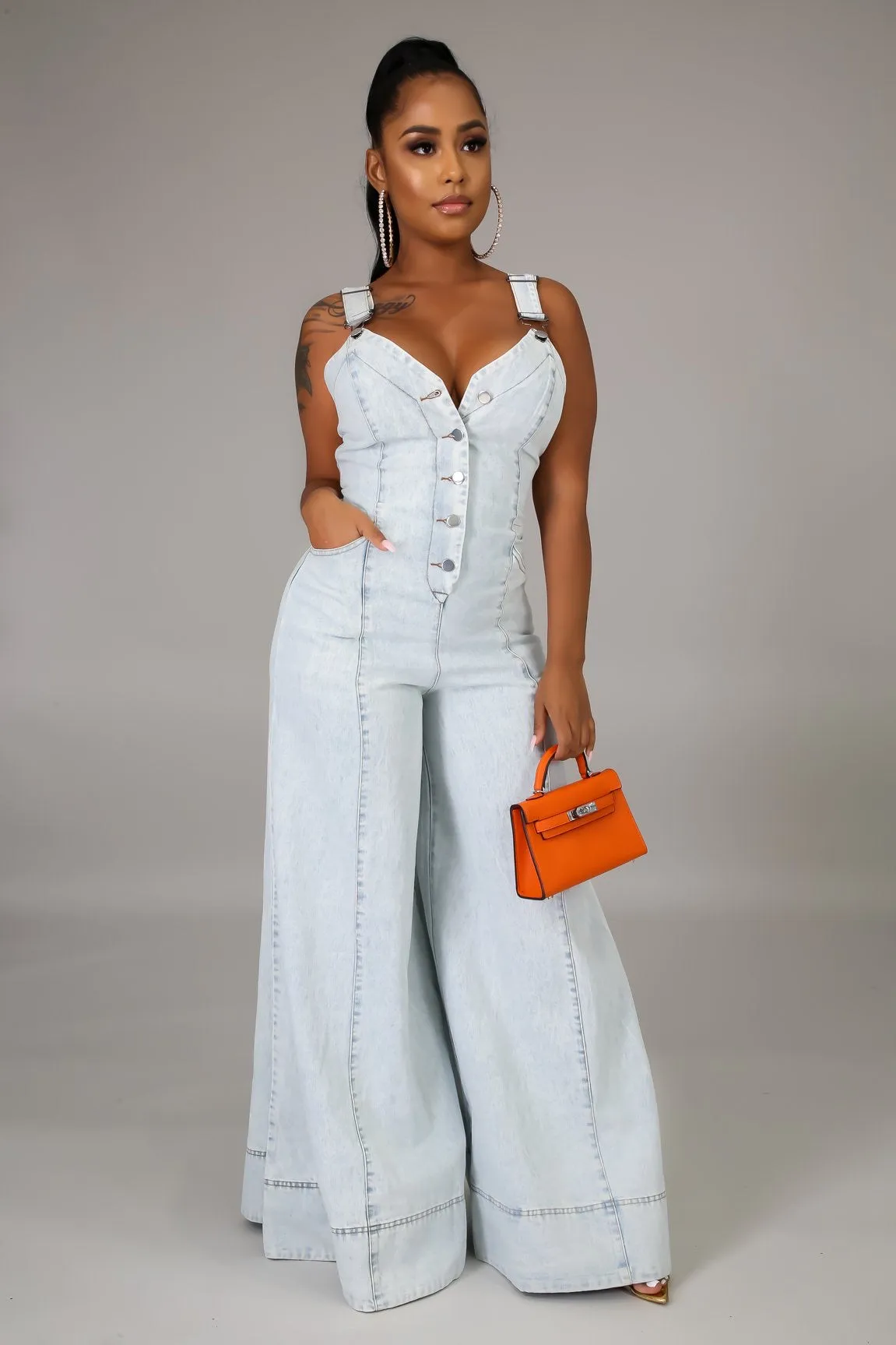 Ramsey denim jumpsuit