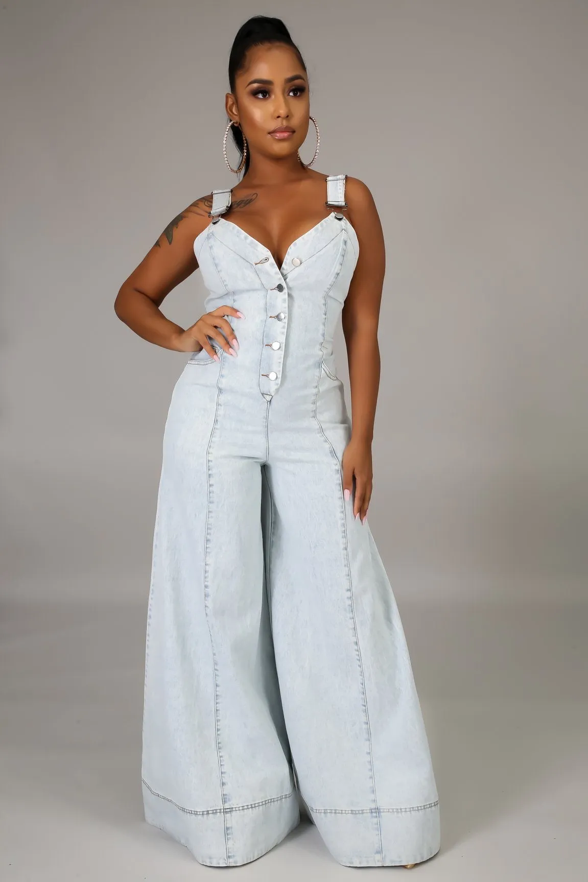 Ramsey denim jumpsuit