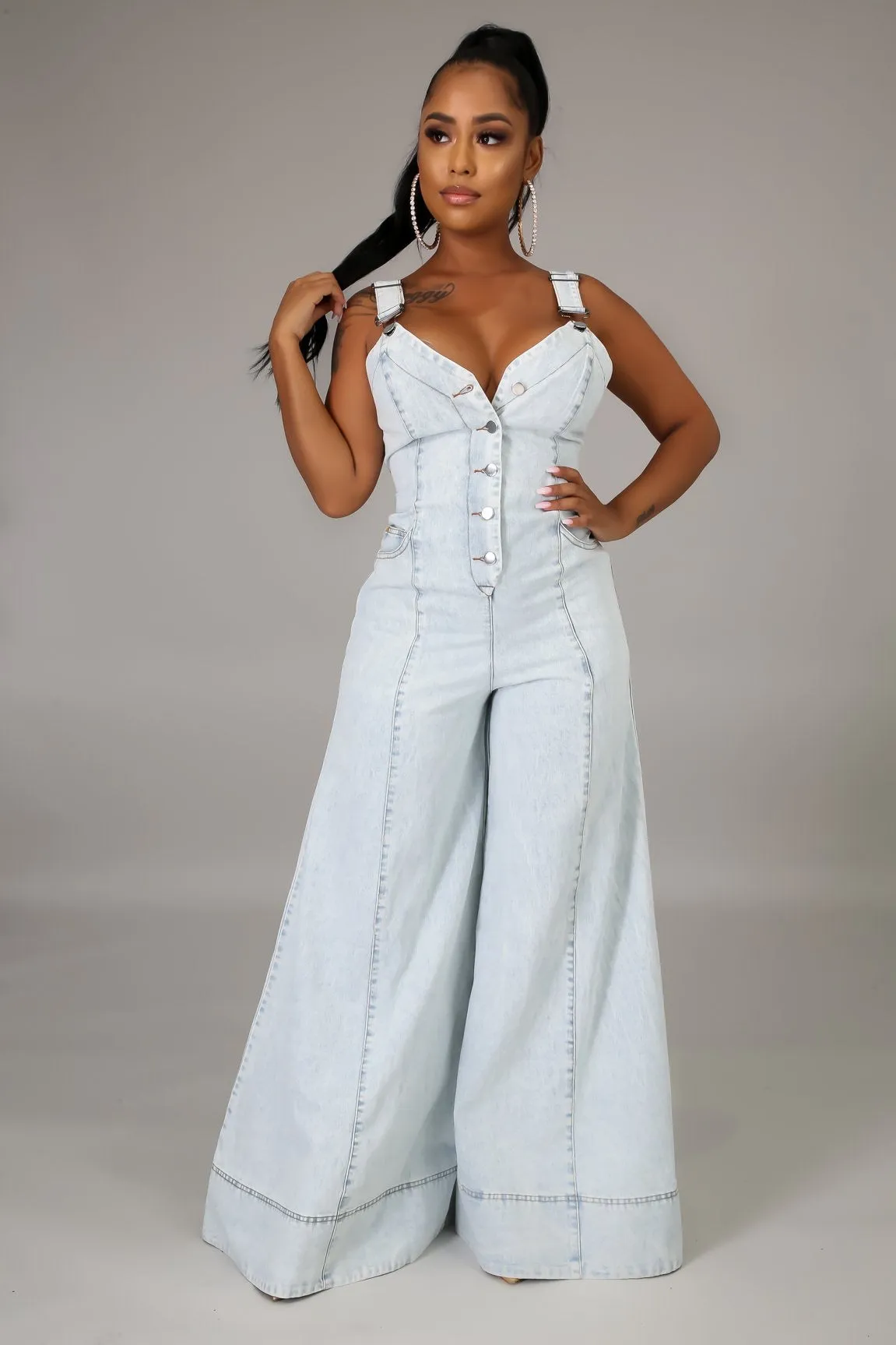 Ramsey denim jumpsuit