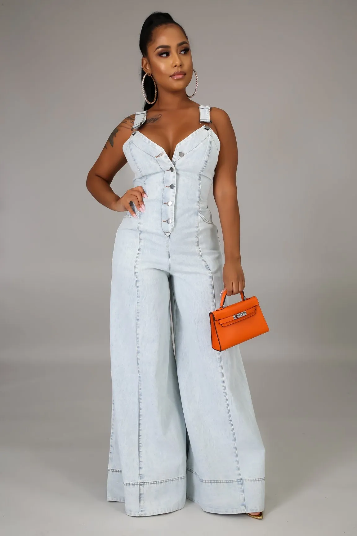 Ramsey denim jumpsuit