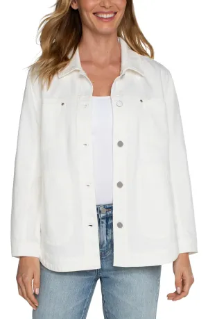 Shirt Jacket - White