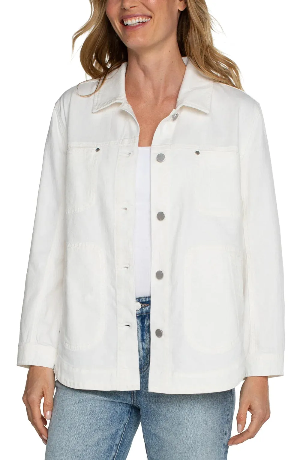 Shirt Jacket - White