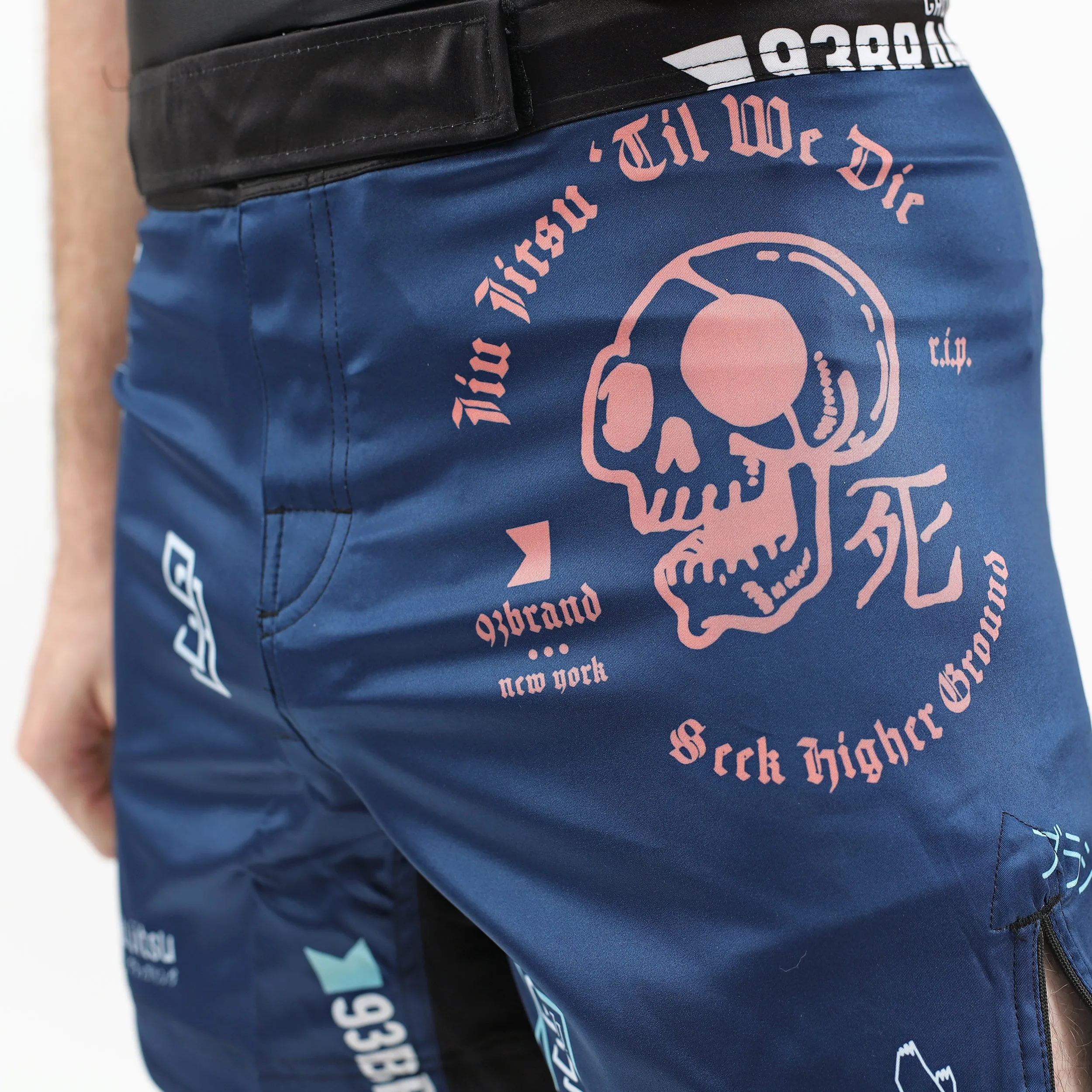 SPLATTER V2 Navy Blue Shorts (Regular Length)