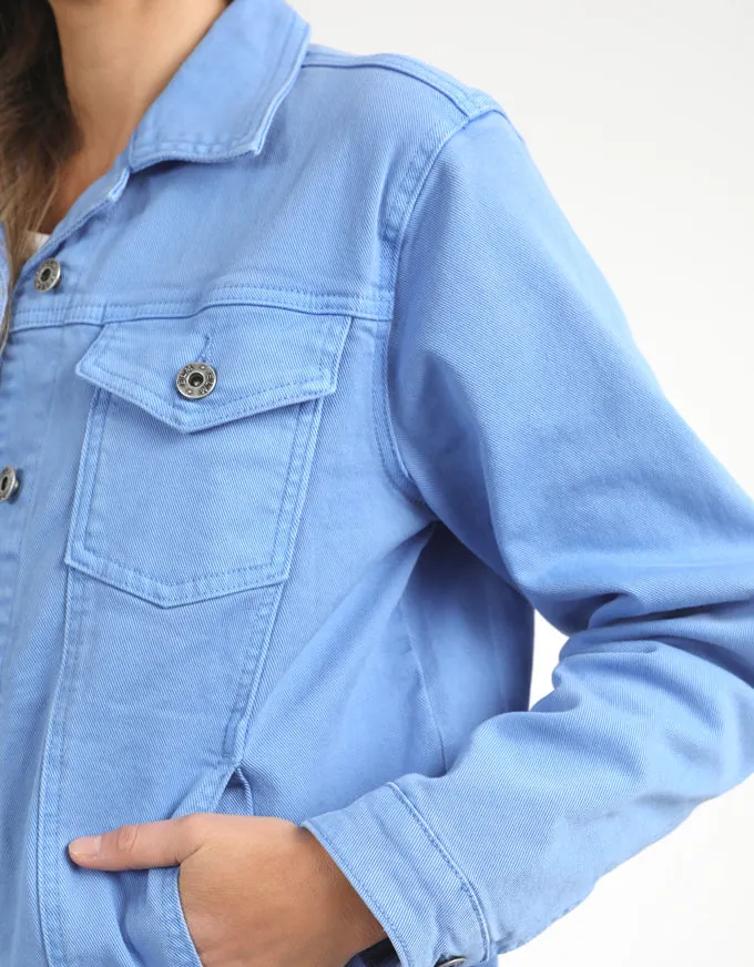 Tilly Denim Jacket Cerulean