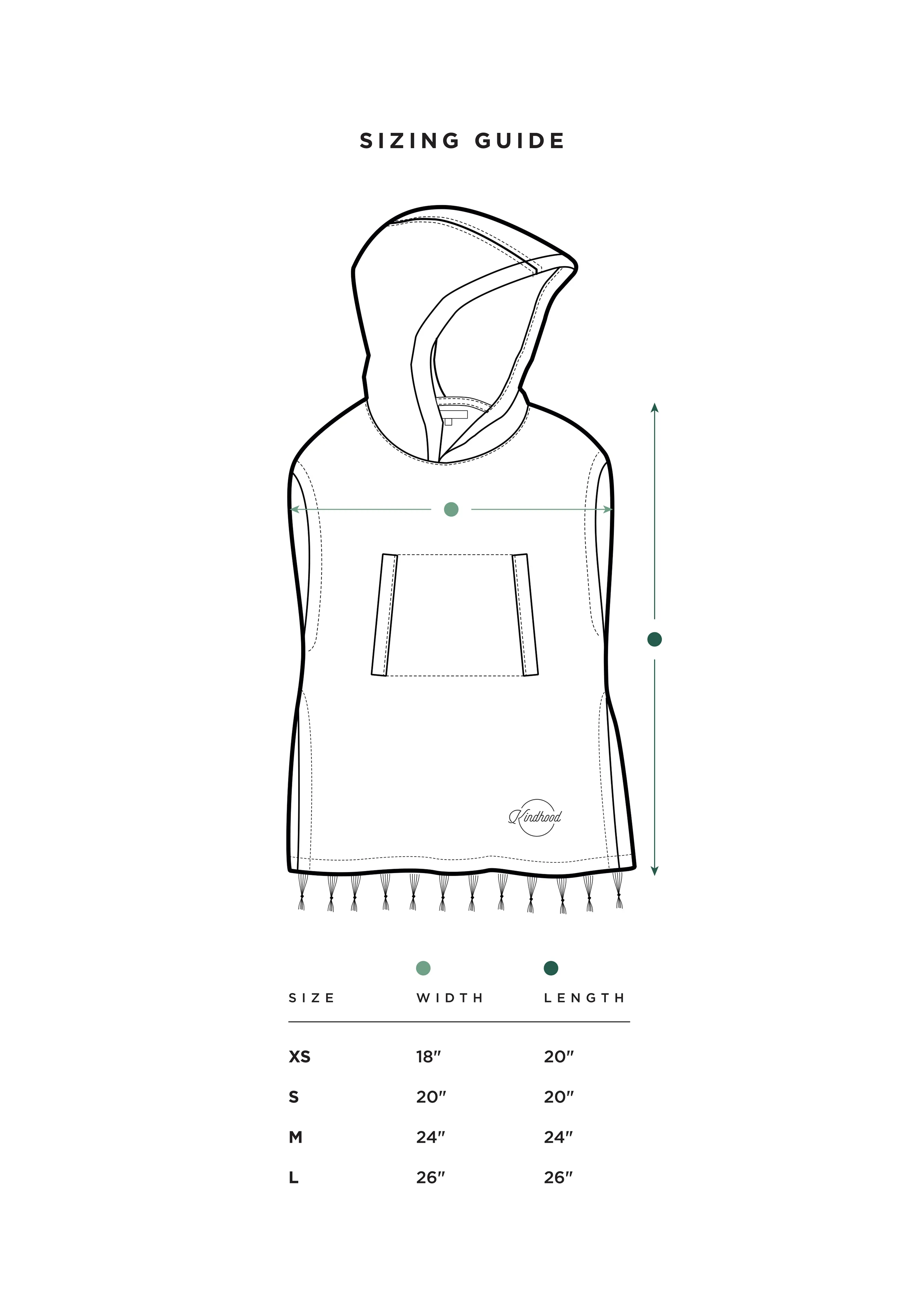 Trestles Kindhood Hooded Poncho Towel