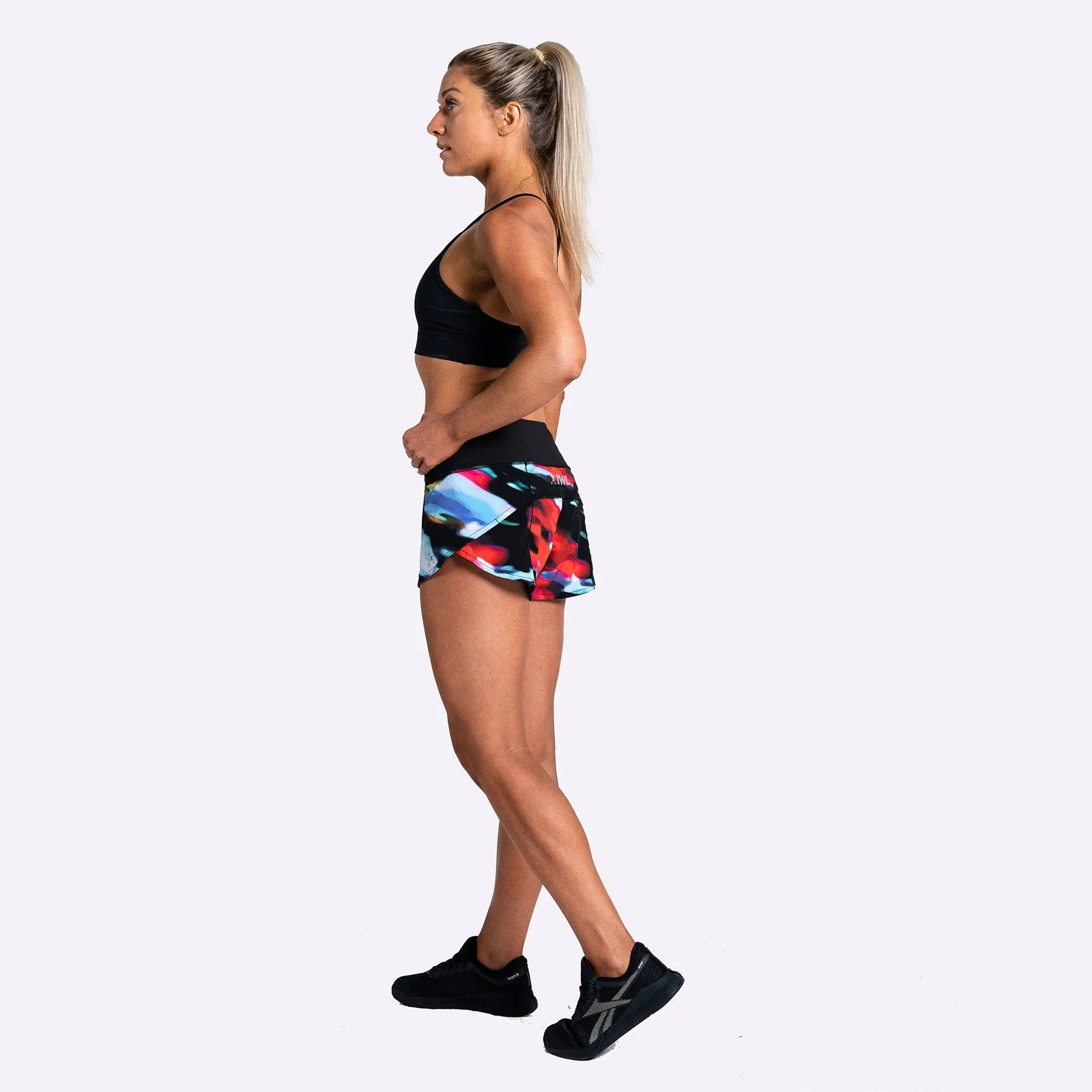 TWL - Women's Motion Shorts - SURGE/BLACK