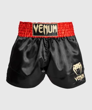 Venum Classic Muay Thaï Short Red/Black/Gold