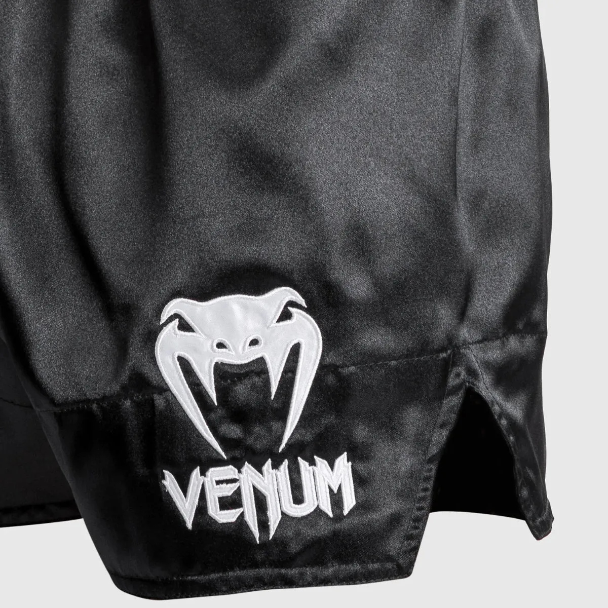 Venum Classic Muay Thai Shorts Black/White/White