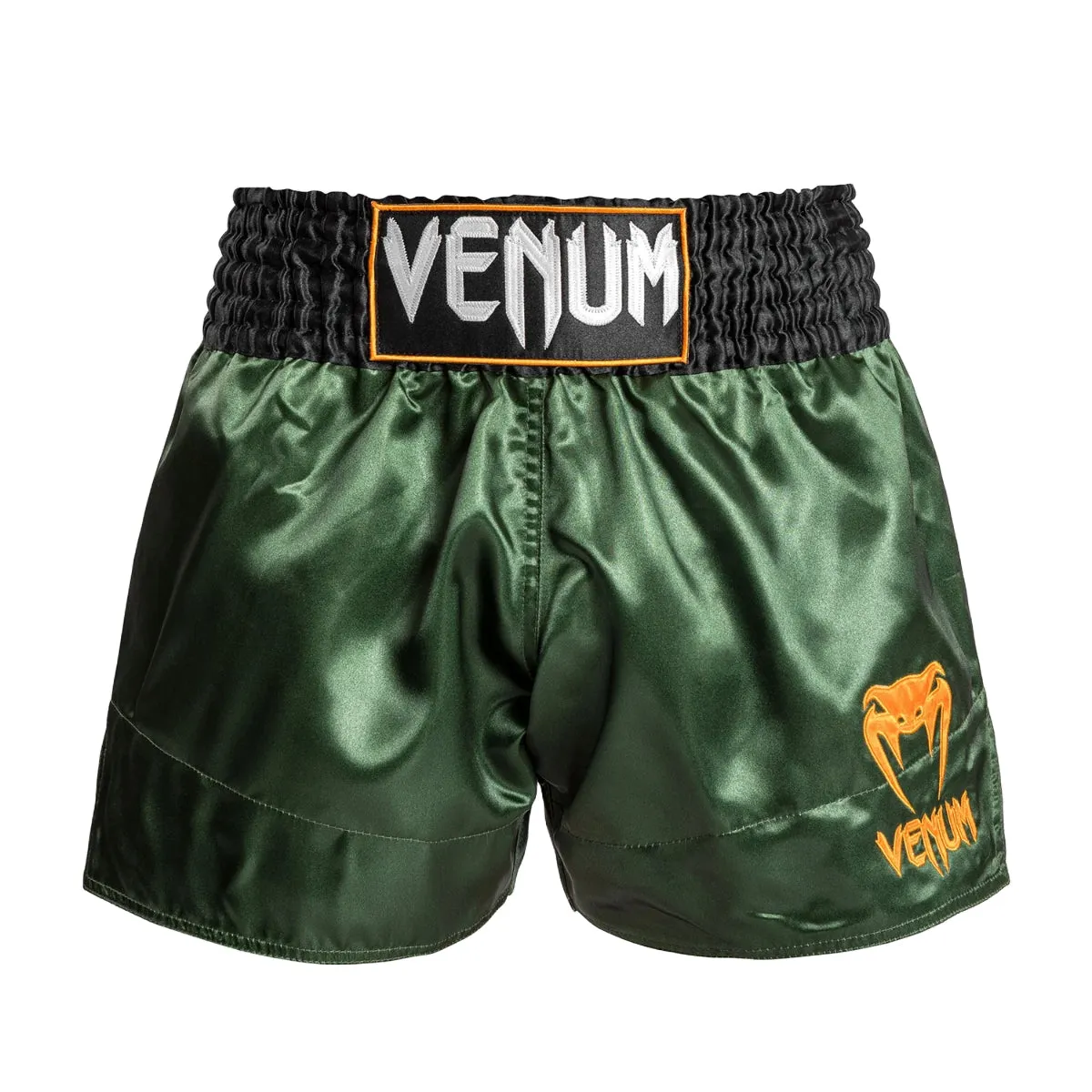 Venum Classic Muay Thai Shorts Green/Black/Gold