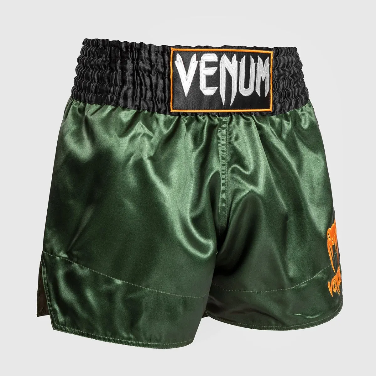 Venum Classic Muay Thai Shorts Green/Black/Gold